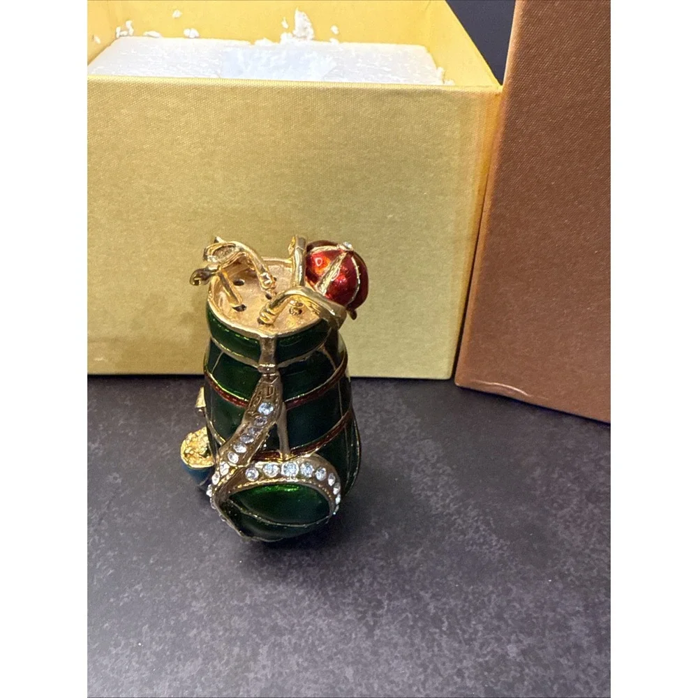 Hinged Golf Bag Trinket-see Pics On One Club.